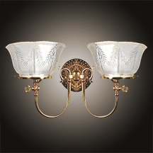 Model NS16 Victorian Style Wall Light Double