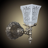 Model NS19 Double up and down wall sconce Victorian style gaslight 